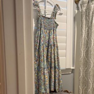 Roller Rabbit Blue Floral Kids Casual Dress